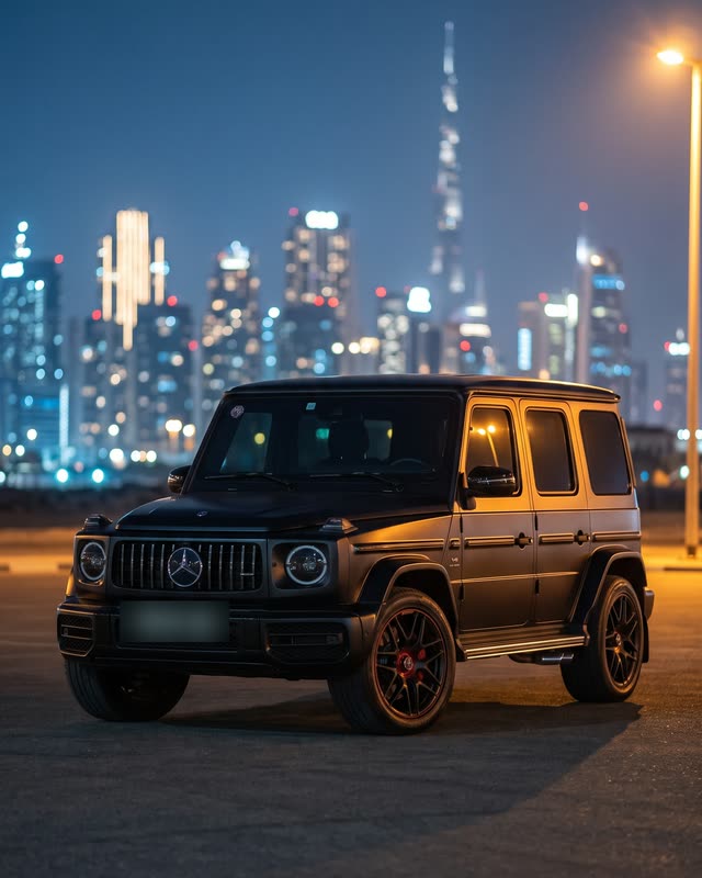 Mercedes-AMG G 63 at night